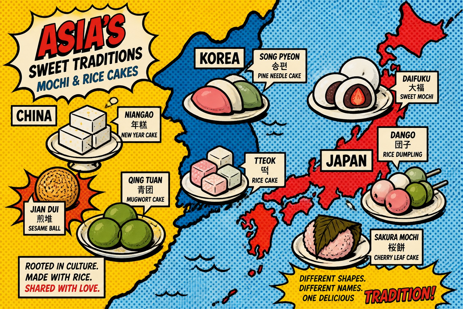 Mochi and Its Cousins: Rice Cakes Across Asia